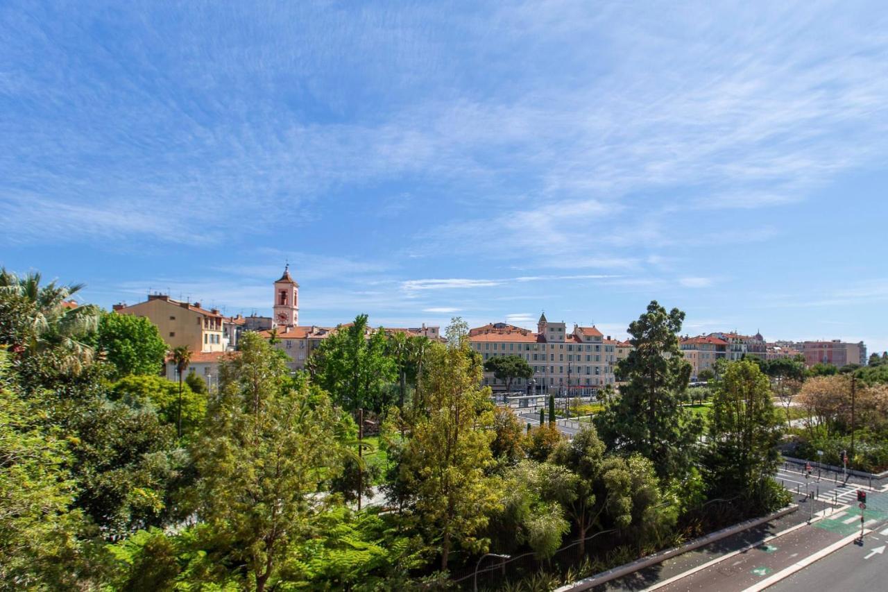 Grand H -F2, Face Vieux- Nice, Terrasse, Ascenseur, Climatisation, Terrace - Nice City Center Kültér fotó