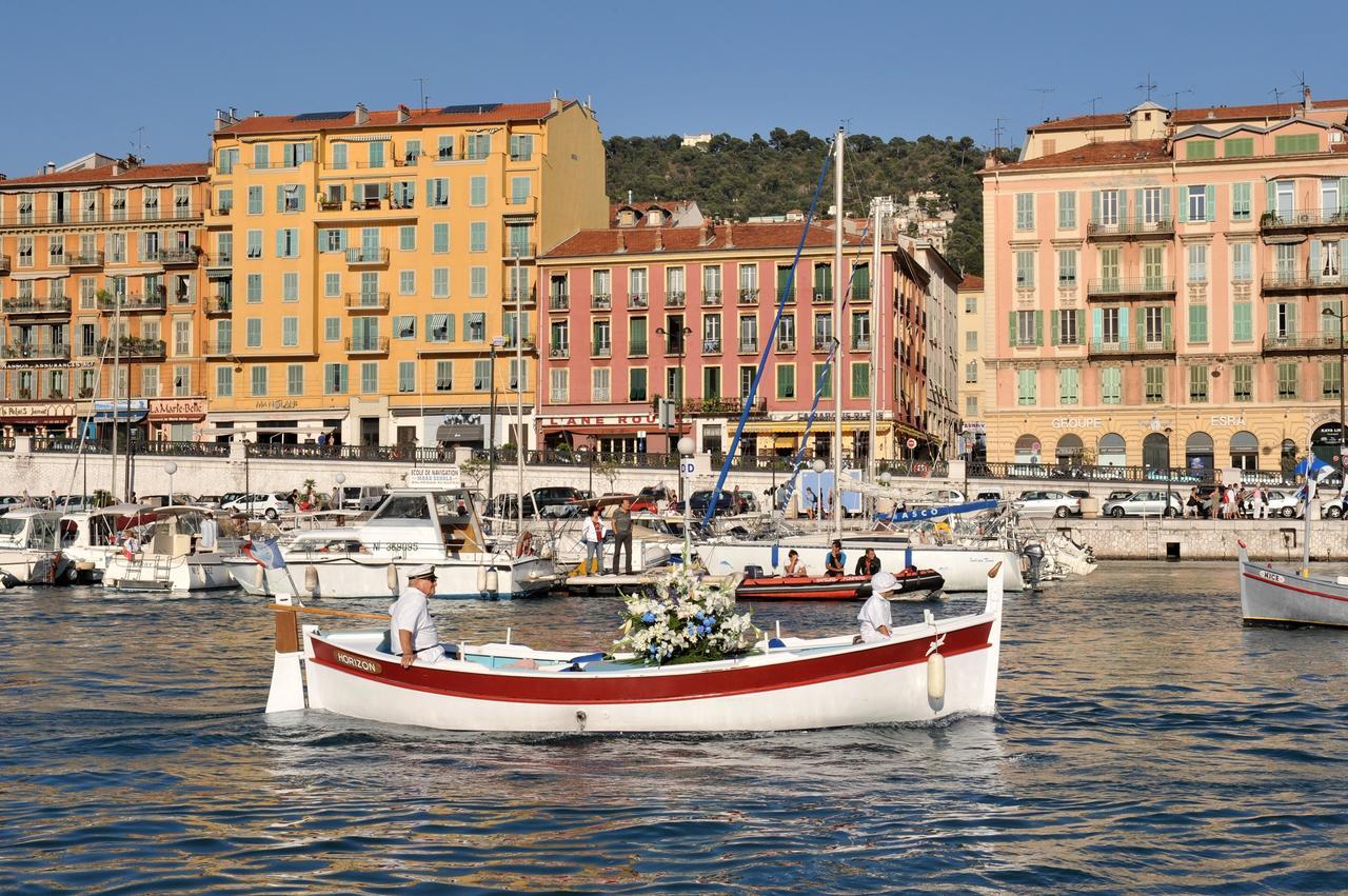 Grand H -F2, Face Vieux- Nice, Terrasse, Ascenseur, Climatisation, Terrace - Nice City Center Kültér fotó